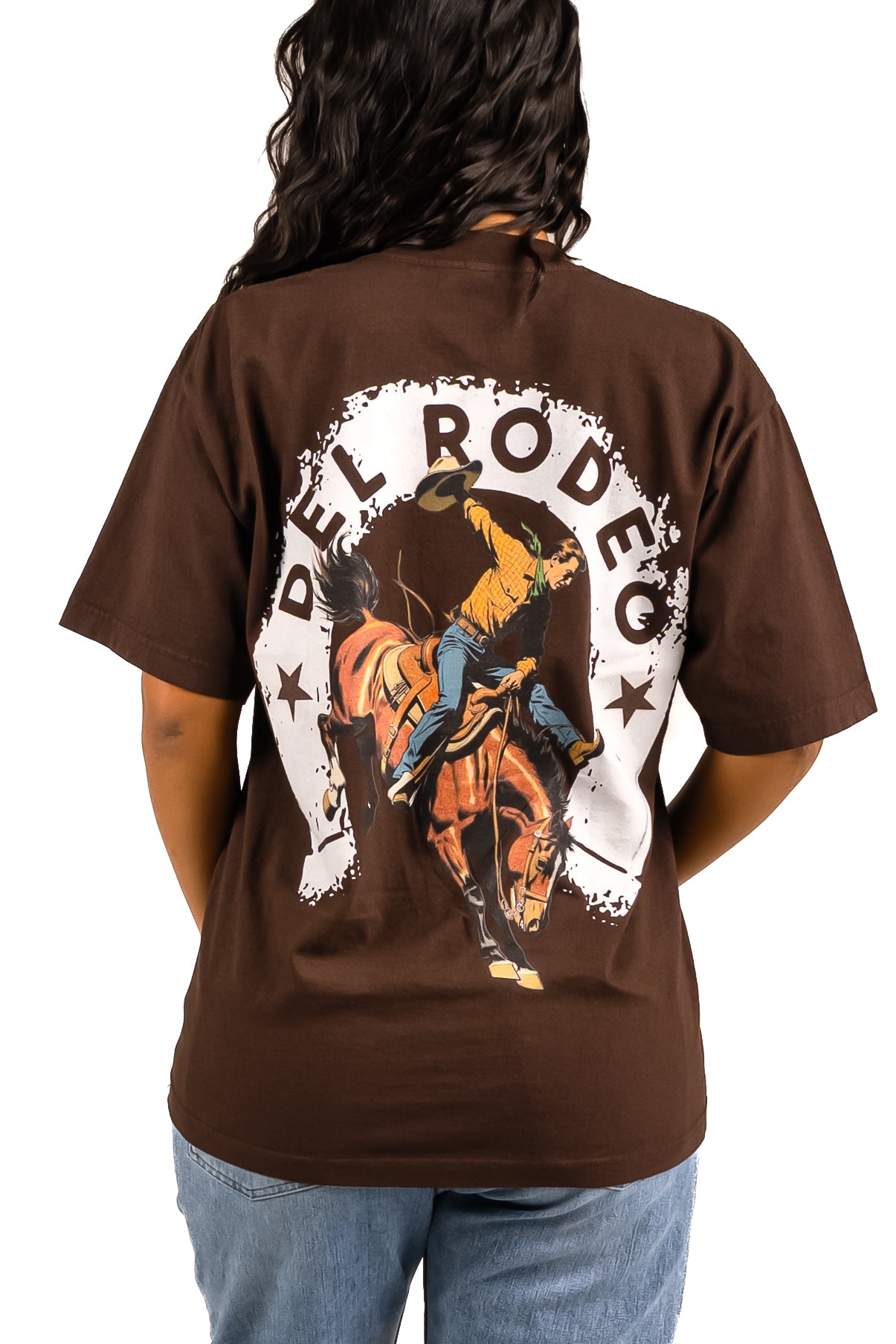 BROWN RODEO TEE