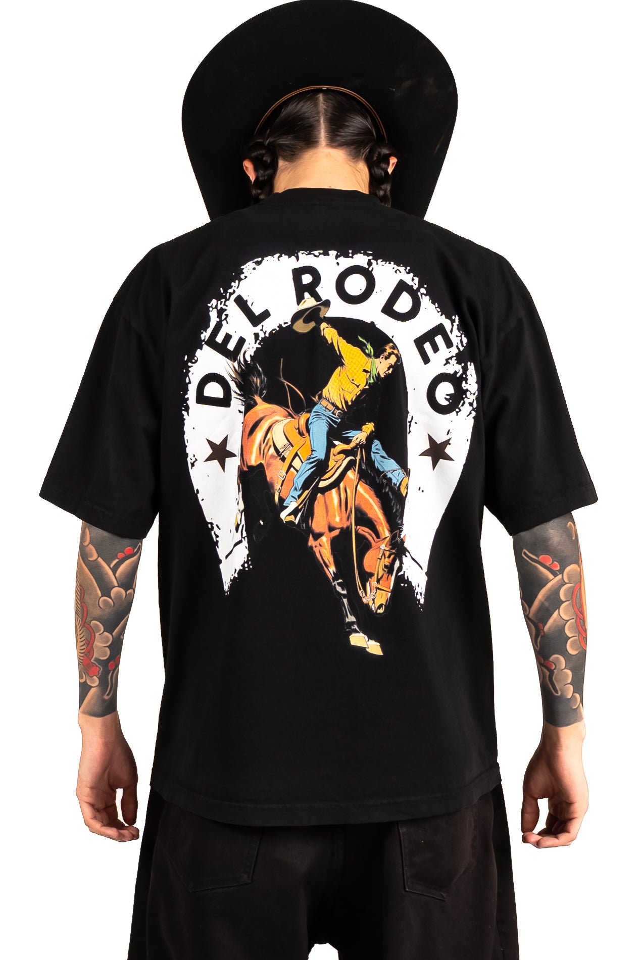 BLACK RODEO TEE