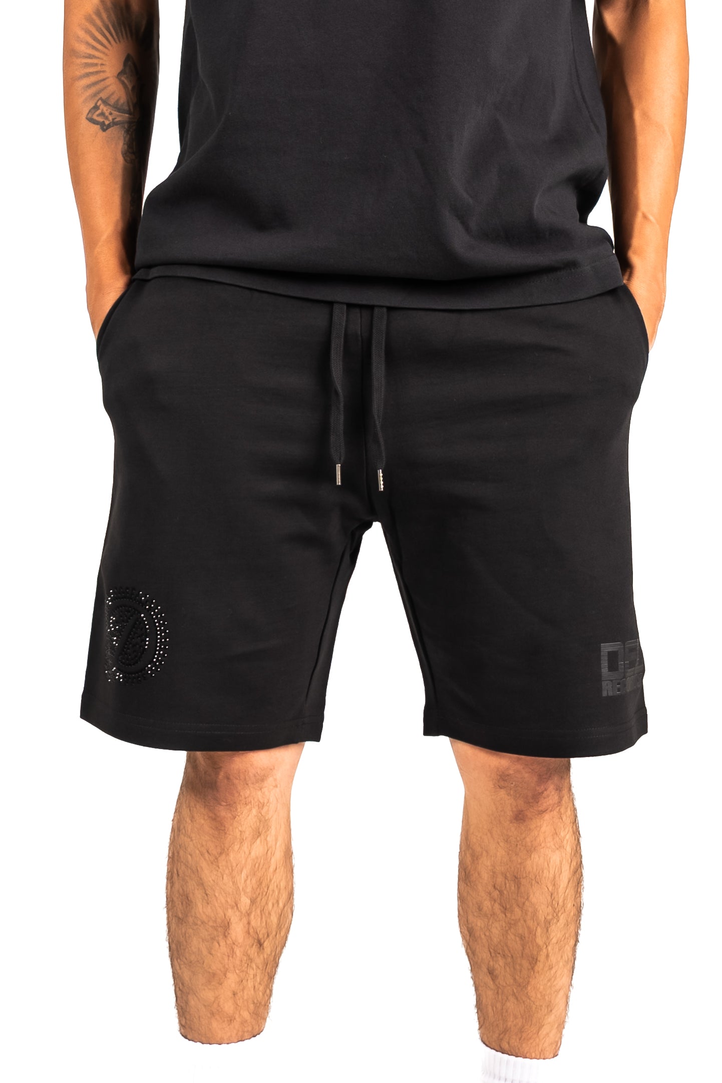 Rhinestone Burst Shorts