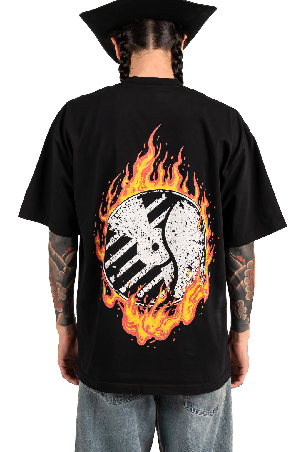 BURNOUT CREST TEE
