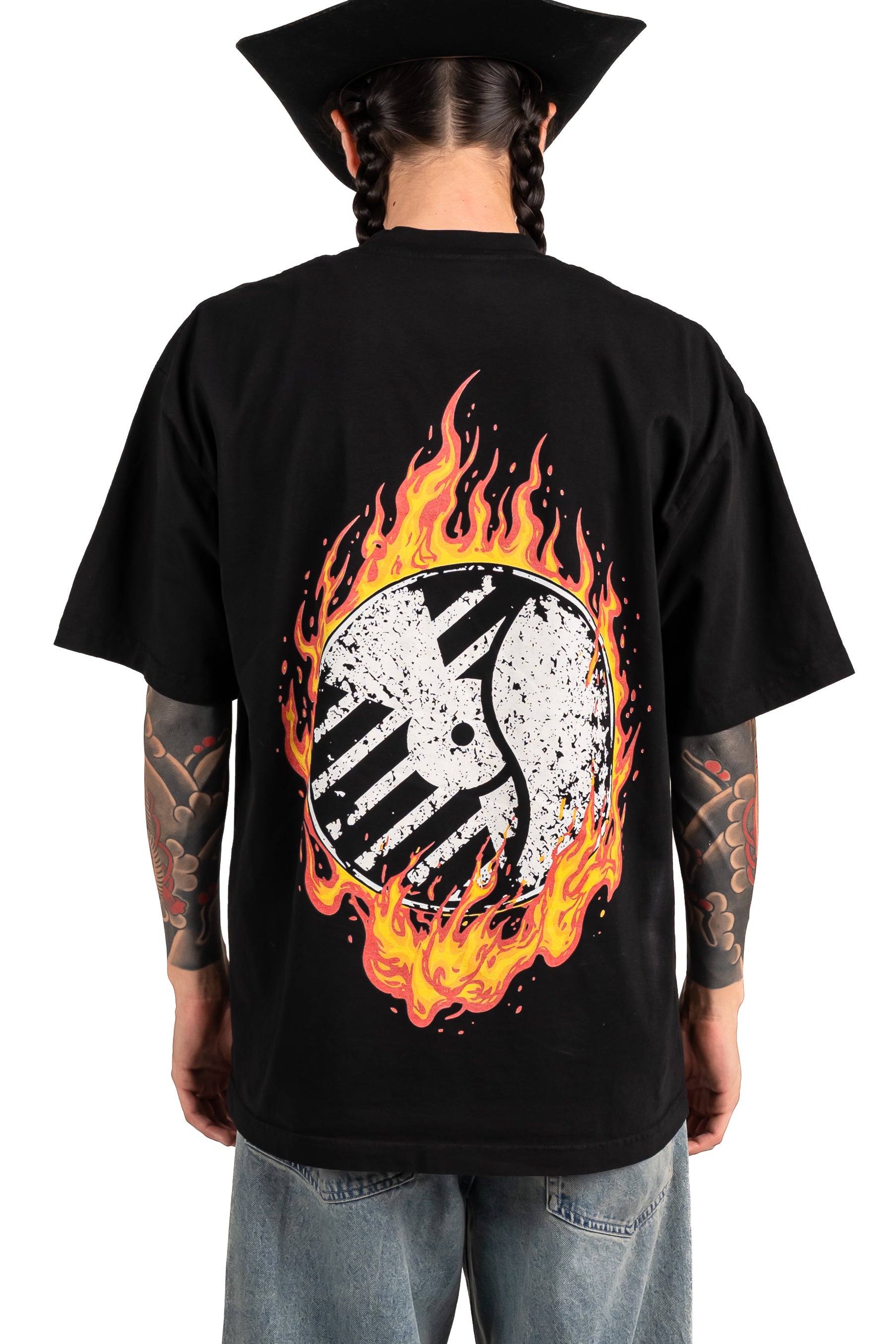 BURNOUT CREST TEE