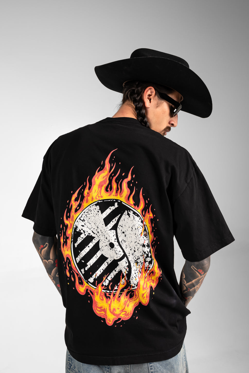 BURNOUT CREST TEE