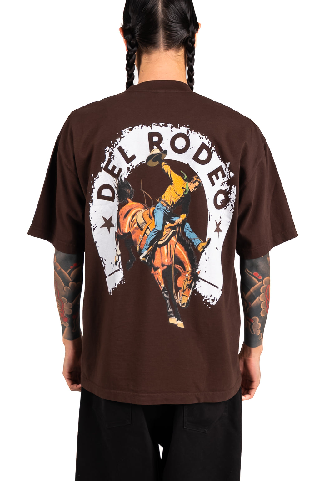 BROWN RODEO TEE