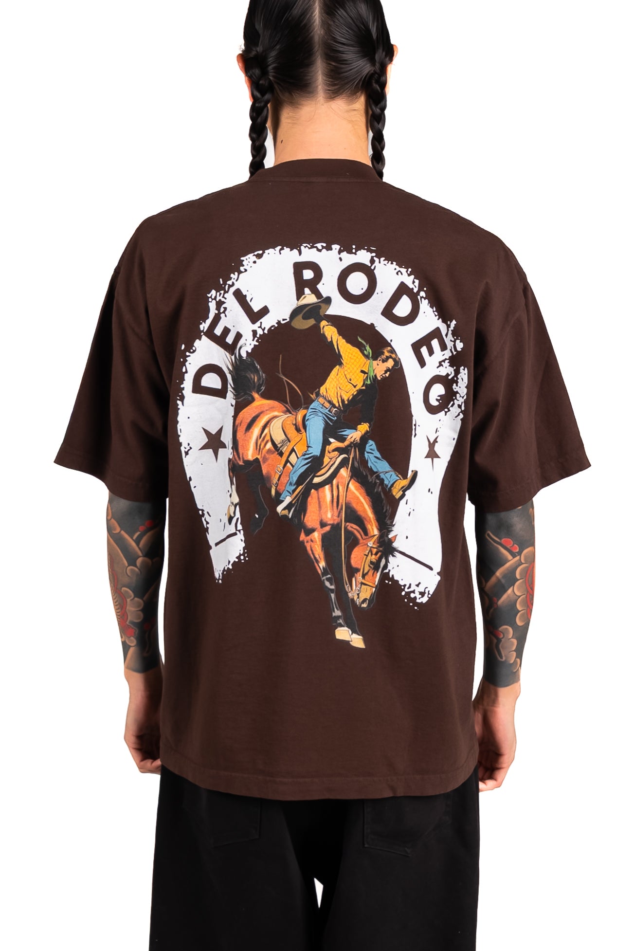 BROWN RODEO TEE